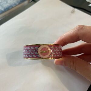 Vineyard Vines Pink and Gold Bracelet